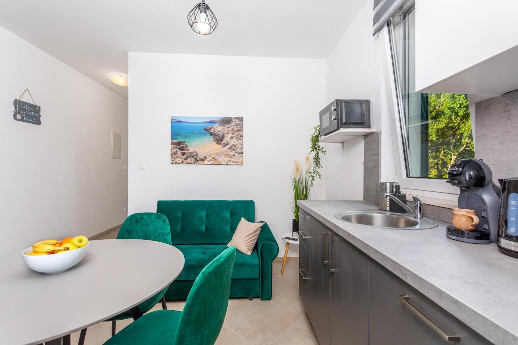 Divine Apartments Baška Buitenkant foto